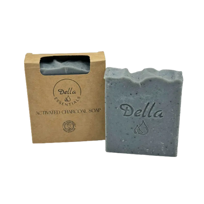 Activated Charcoal zeep Della Essentials transparant